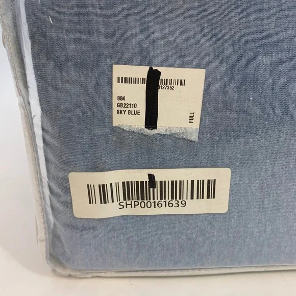 Jersey Knit Full Sheet Set Heathered Sky Blue Soft Cozy All‎ Season Bedding - Picture 7 of 7